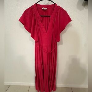 Calvin Klein Vibrant pink Maxi Dress